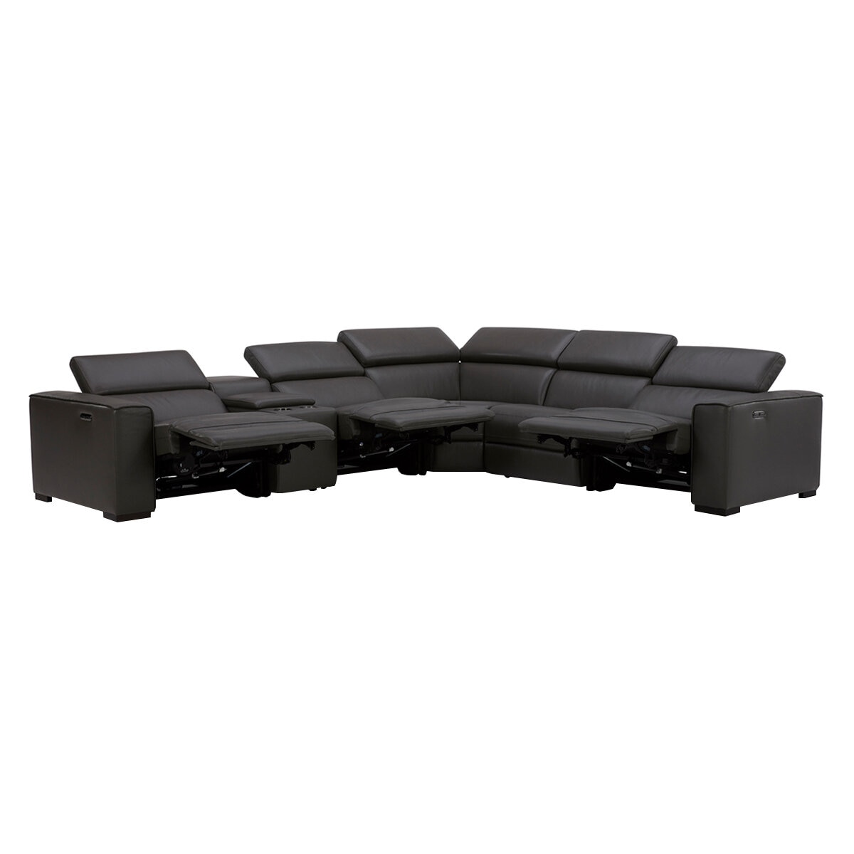 Gilman Creek Leather Power Reclining Sectional