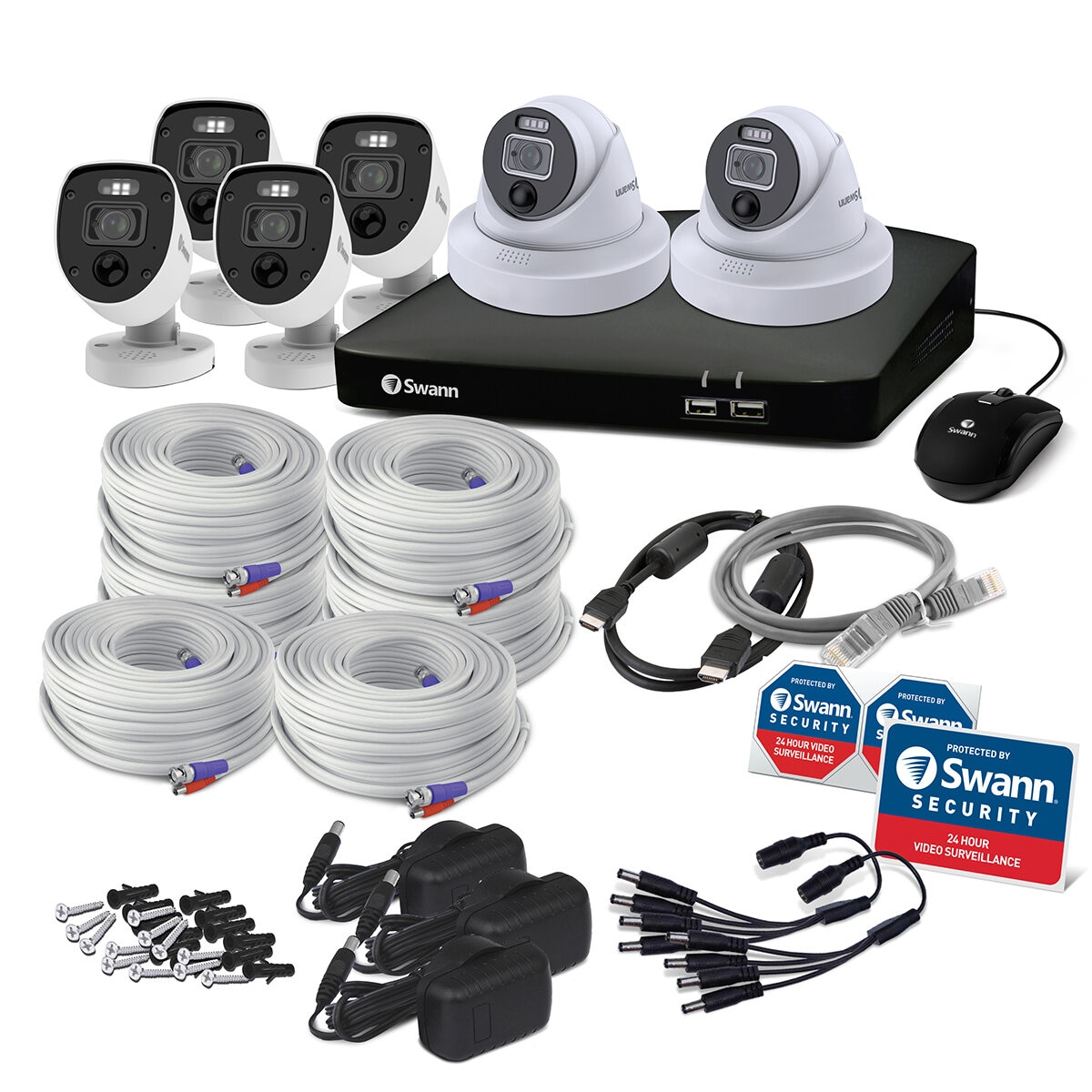 Swann Enforcer 6 Camera 8 Channel 4K Ultra HD Security System SWDVK-856804RL2DE-AU