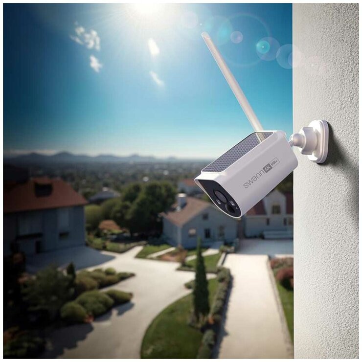 Swann MaxRanger4K Solar 3 Camera Security System With Longest Range Wireless Swann MaxRanger4K Solar 3 Camera Security System With Longest Range Wireless