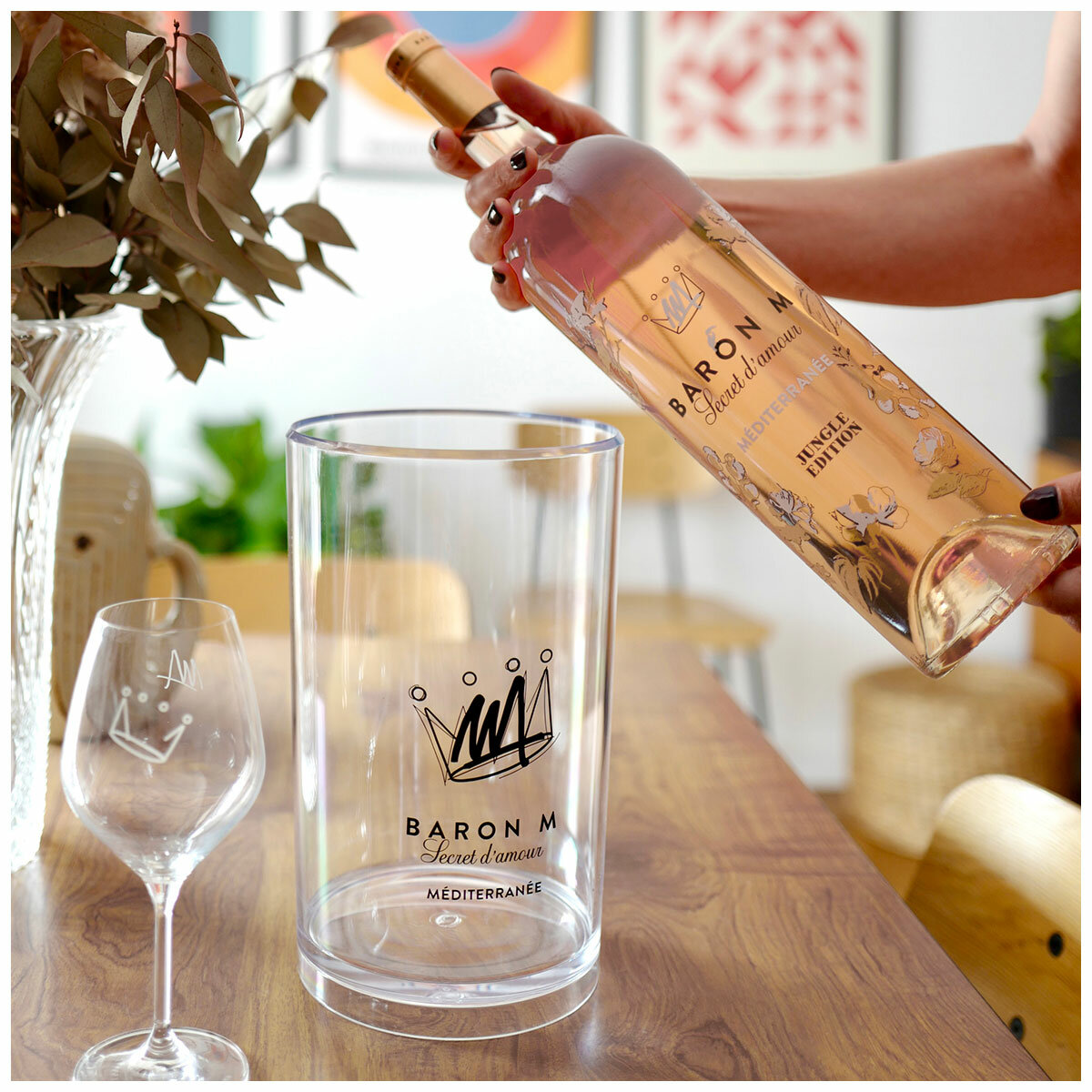 Baron Maxime Coteaux D’Aix Magnum Rose 1.5L Gift Set Baron Maxime Coteaux D’Aix Magnum Rose 1.5L Gift Set