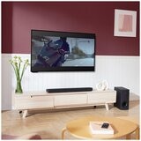 Yamaha Sound Bar With External Subwoofer Black SRB40AB