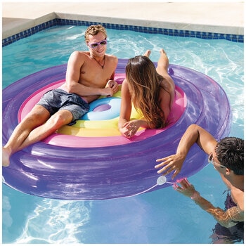 Intex Rainbow Fiesta Island Pool Float 2.01M x 24cm