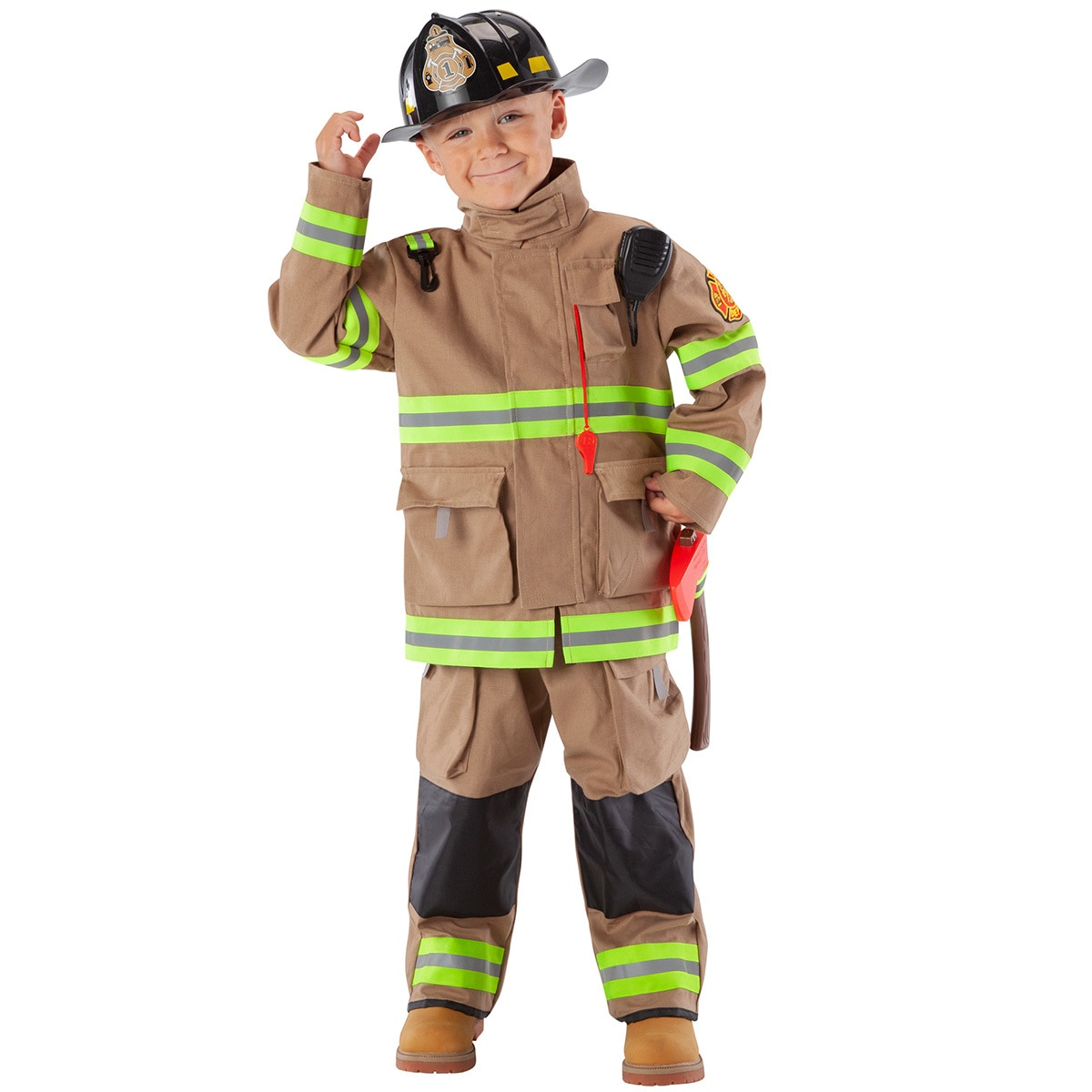 Teetot Kid's Adventure Themed Role-Play Costume Firefighter
