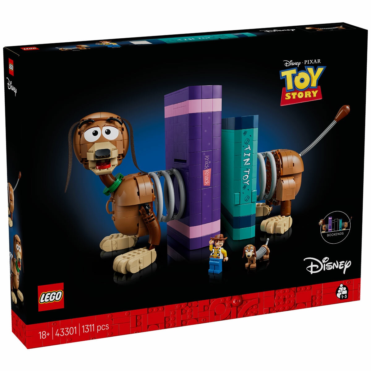 LEGO Disney Pixar Toy Story Slinky Dog Bookends 43301 LEGO Disney Pixar Toy Story Slinky Dog Bookends 43301
