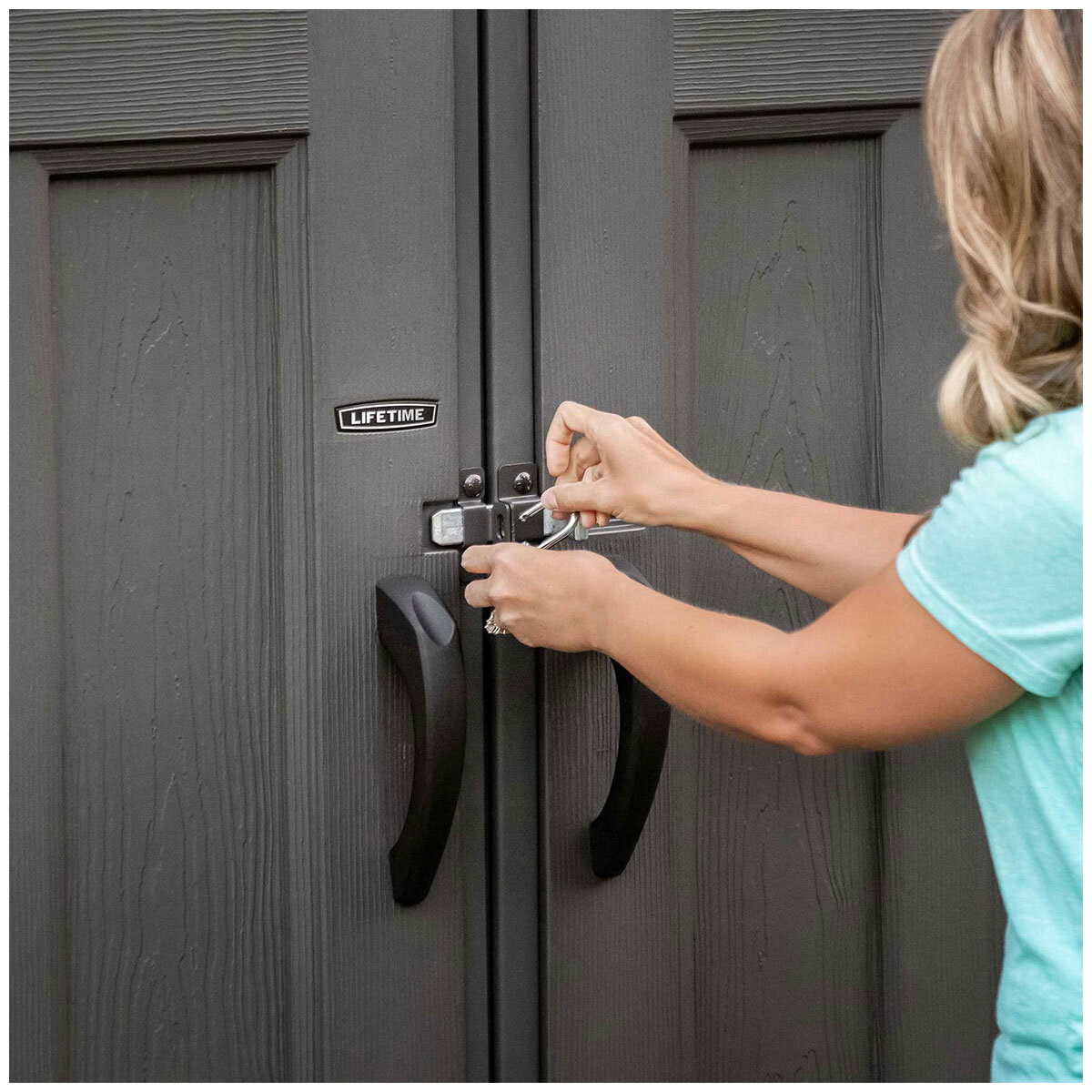 Lifetime Side Entry Outdoor Storage Shed