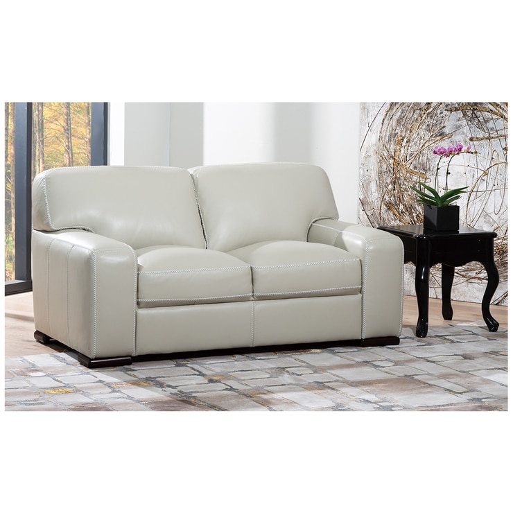 Simon Li Buckley Leather Loveseat | Costco Australia