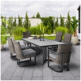 Agio Luna 7 Piece Woven Dining Set Agio Luna 7 Piece Woven Dining Set