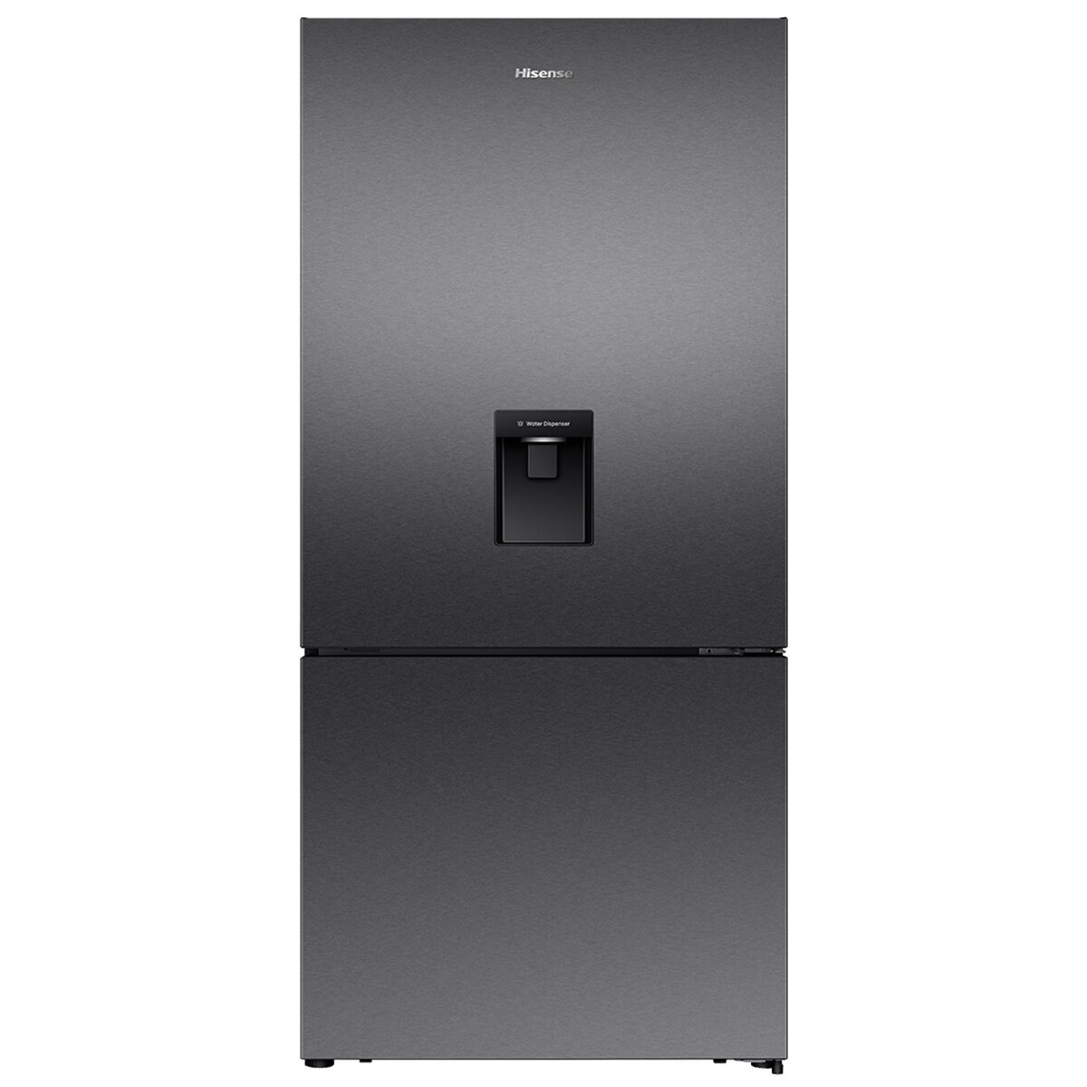 Hisense 500L PureFlat Bottom Mount Refrigerator Dark Steel HRBM500TBW