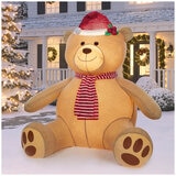 Plush Inflatable Teddy Bear with Lights