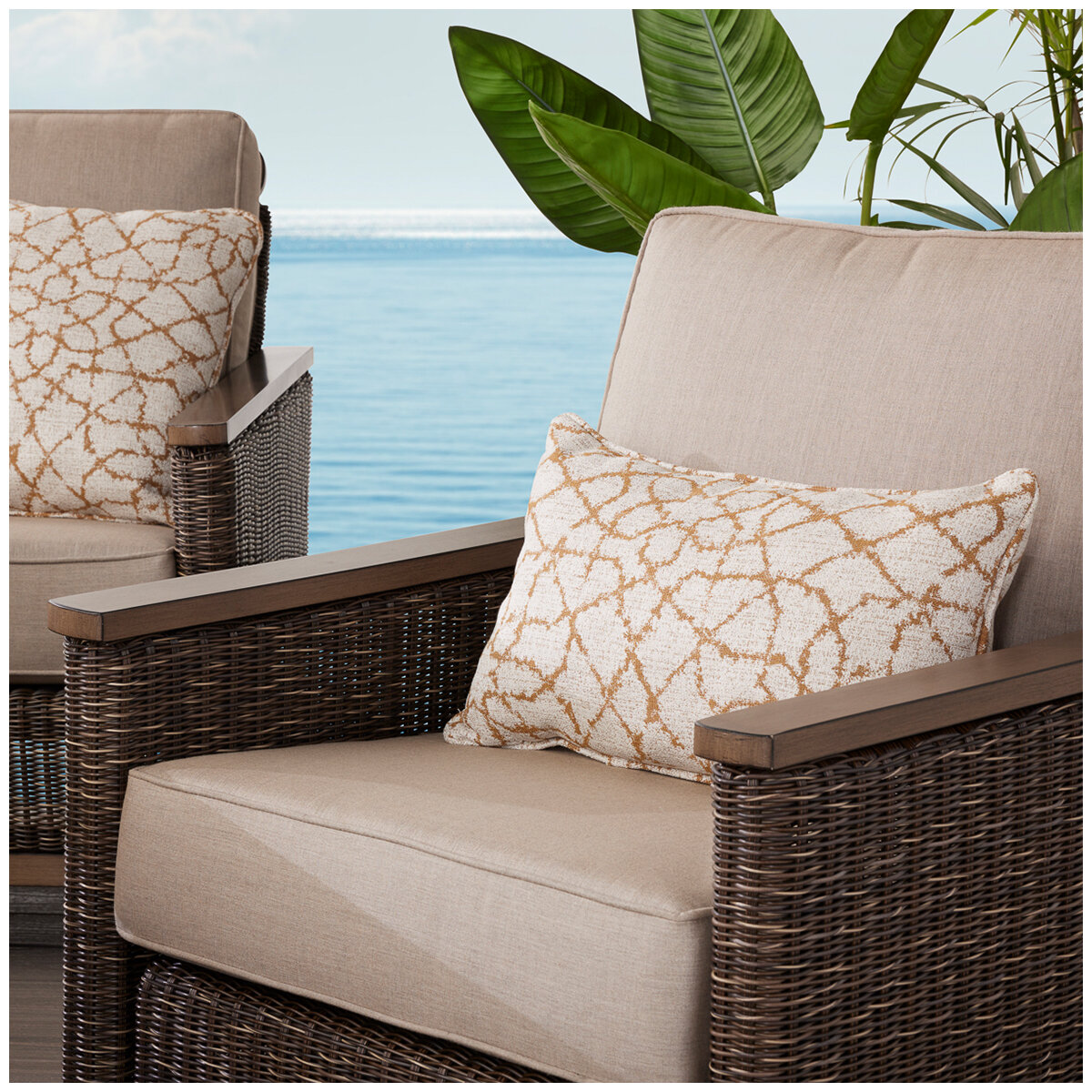 Agio Prairieview Woven Fire Chat 4 Piece Set