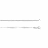18KT White Gold Cable Chain 18KT White Gold Cable Chain