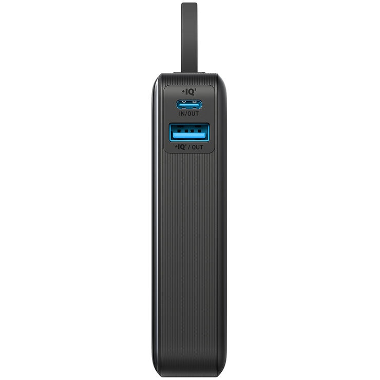 Anker Nano 10K 30W Power Bank With Built In USB-C Cable Black A1259H11 Anker Nano 10K 30W Power Bank With Built In USB-C Cable Black A1259H11