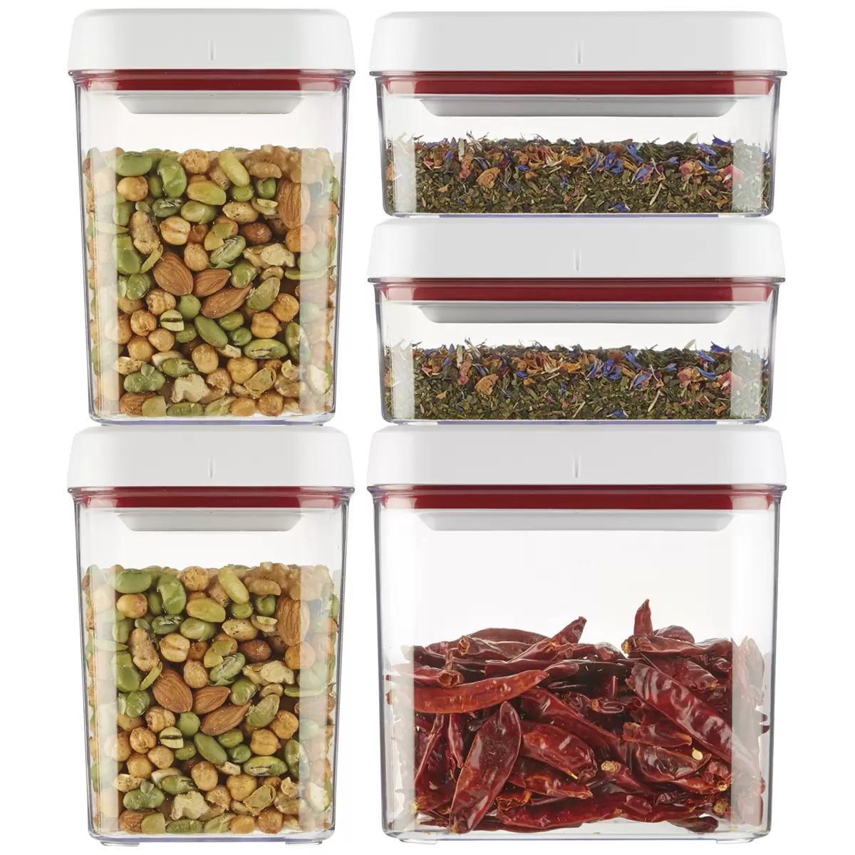 Zyliss Twist and Seal Container 5 Piece Set