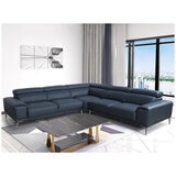 Abbyson Quinton Top Grain Leather Sectional