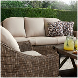 Agio Amelia Woven 4 Piece Deep Seating Set