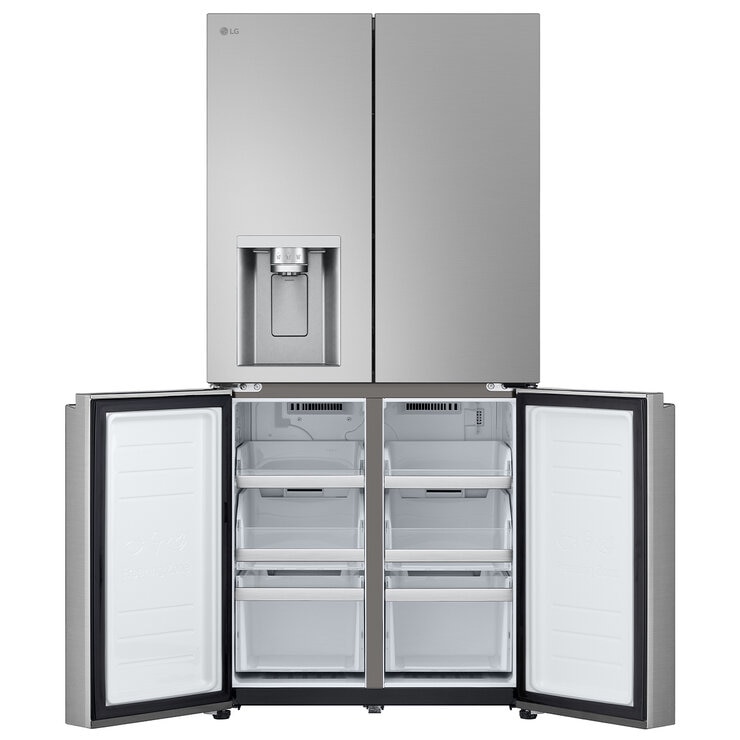 LG 508L French Door Fridge with Slim In-door Ice and Water Dispenser Stainless Steel GF-L500PL LG 508L French Door Fridge with Slim In-door Ice and Water Dispenser Stainless Steel GF-L500PL
