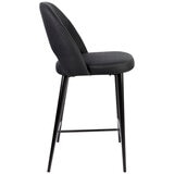 Cafe Lighting and Living Austin Kitchen Stool, Black/