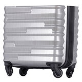 Samsonite Zipplus Carry On Luggage Silver