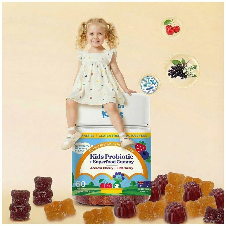 Tutti Kids Probiotic + Superfood 2 x 60 Gummies Tutti Kids Probiotic + Superfood 2 x 60 Gummies