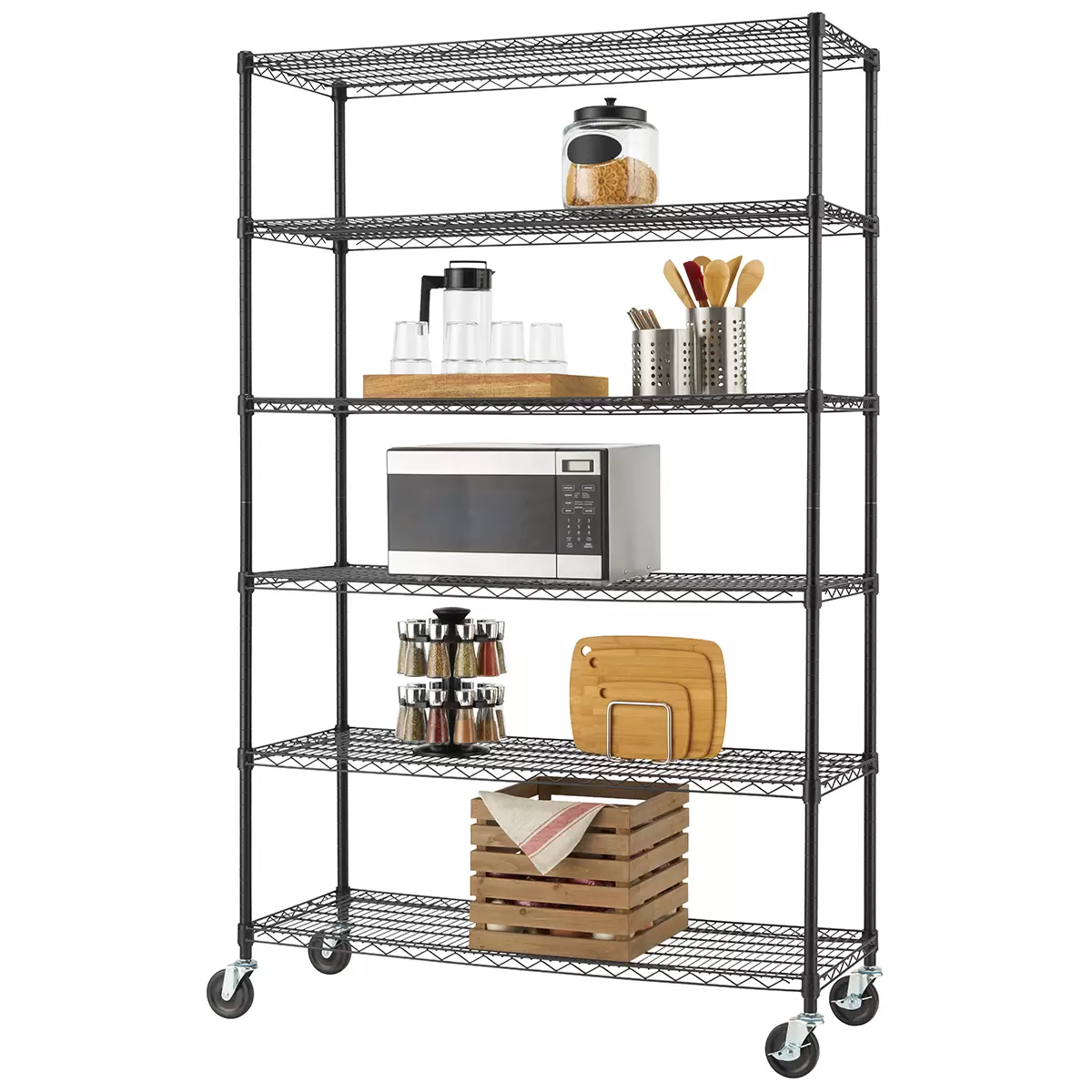 Trinity 6 Tier NSF Shelving Rack