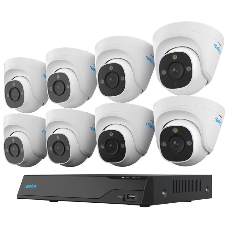 Reolink 4K Professional NVR with 8 x P434 Dome Cameras Reolink 4K Professional NVR with 8 x P434 Dome Cameras