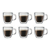 Bodum Double Wall Bistro Mugs 300ml 6 piece/