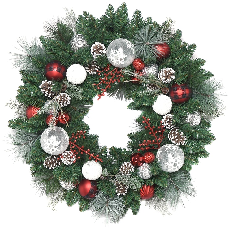 Decorated Christmas Wreath 76.2cm | Costco Australia