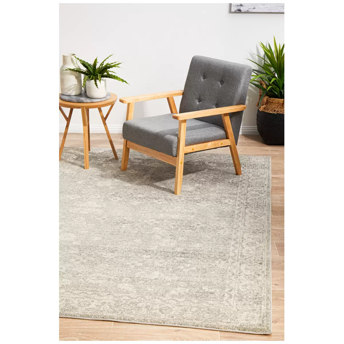 Rug Culture Evoke 252 Silver Indoor Rug 400 x 300cm