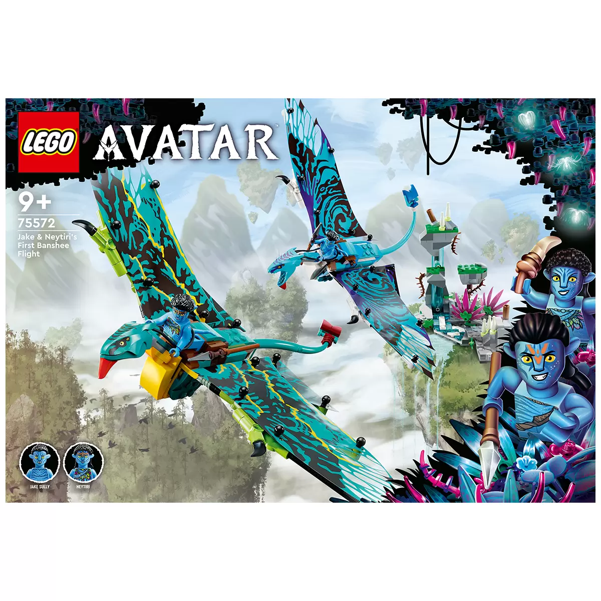 LEGO Avatar Jake and Neytiri's First Banshee Flight 75572