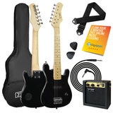 3rd Avenue Junior Electric Guitar Pack Black NM-STX30BKPK