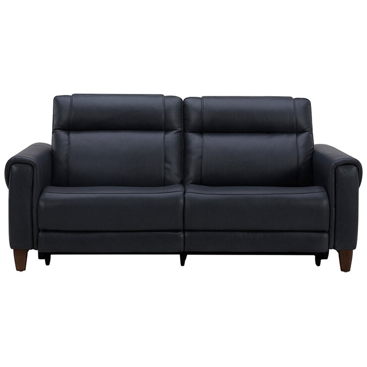 Aiden & Ivy Leather Power Reclining Sofa With Power Headrests Aiden & Ivy Leather Power Reclining Sofa With Power Headrests
