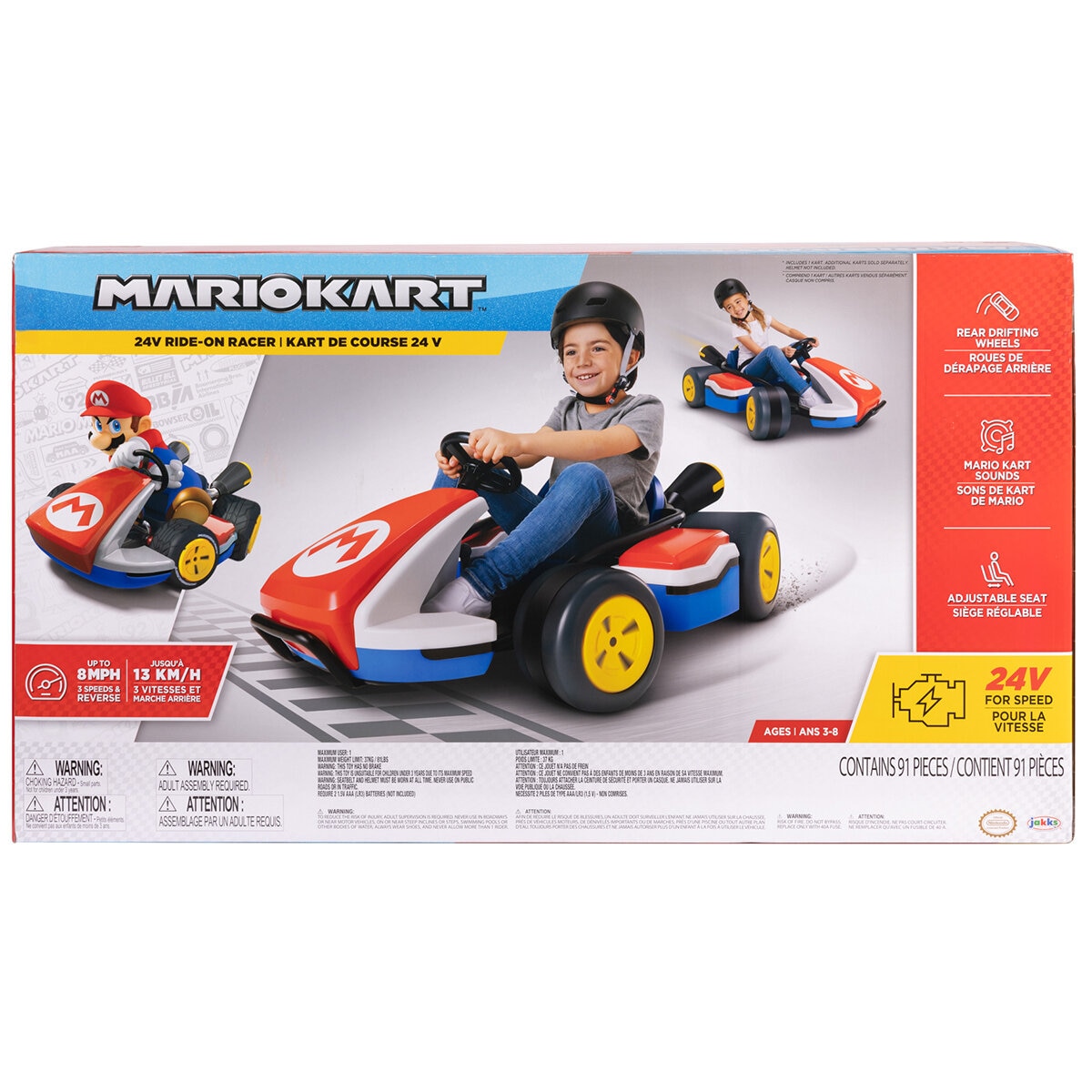 Mario Kart 24V Ride On Racer 424614-V1