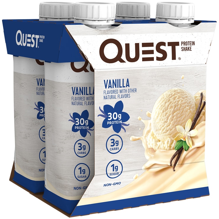 Quest Protein Shake Vanilla 325ml x 12 | Costco Australia
