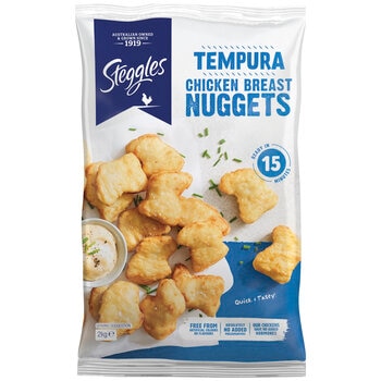 Steggles Chicken Breast Nuggets 2kg