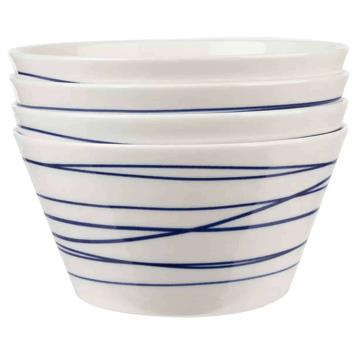 Royal Doulton Pacific Blue Lines Dinnerware Set 16 piece