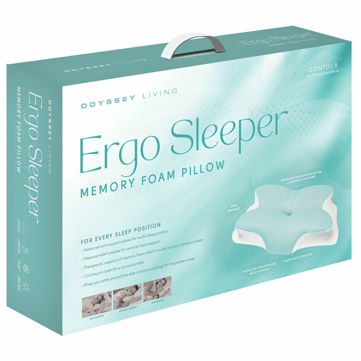Ergo Sleeper Memory Foam Pillow Ergo Sleeper Memory Foam Pillow
