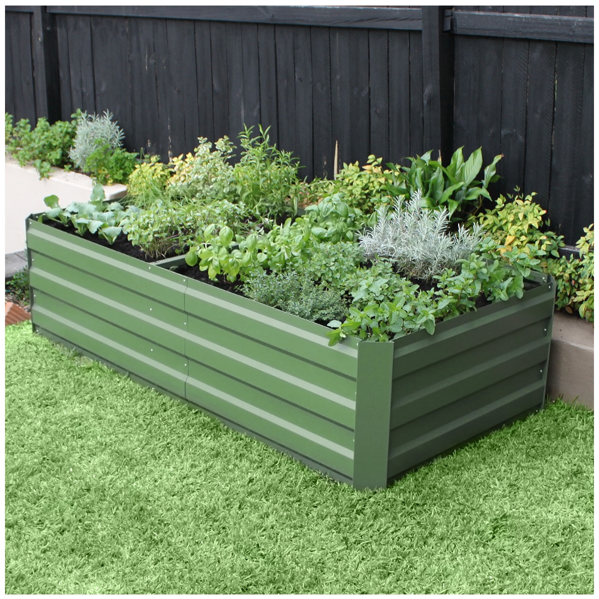 Green Life LARGE GARDEN BED with Cover - Eucalypt