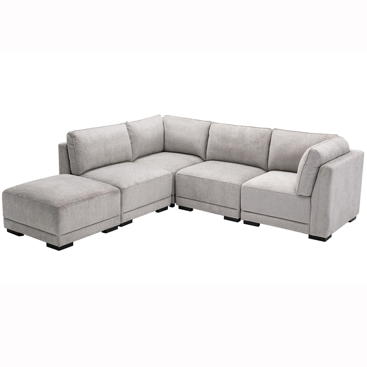 Zoy Home Furnishings Fabric Modular Sectional 6pc | Costco Australia