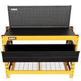 DEWALT 2-Shelf Industrial Storage Rack Work Station