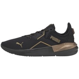 Puma Womens Flyer Runner Shoe - Black Gold