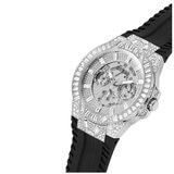 Guess Dynasty Silver and Black Men's Watch GW0498G1