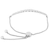 18KT White Gold 0.75ctw Round Diamond Adjustable Bracelet