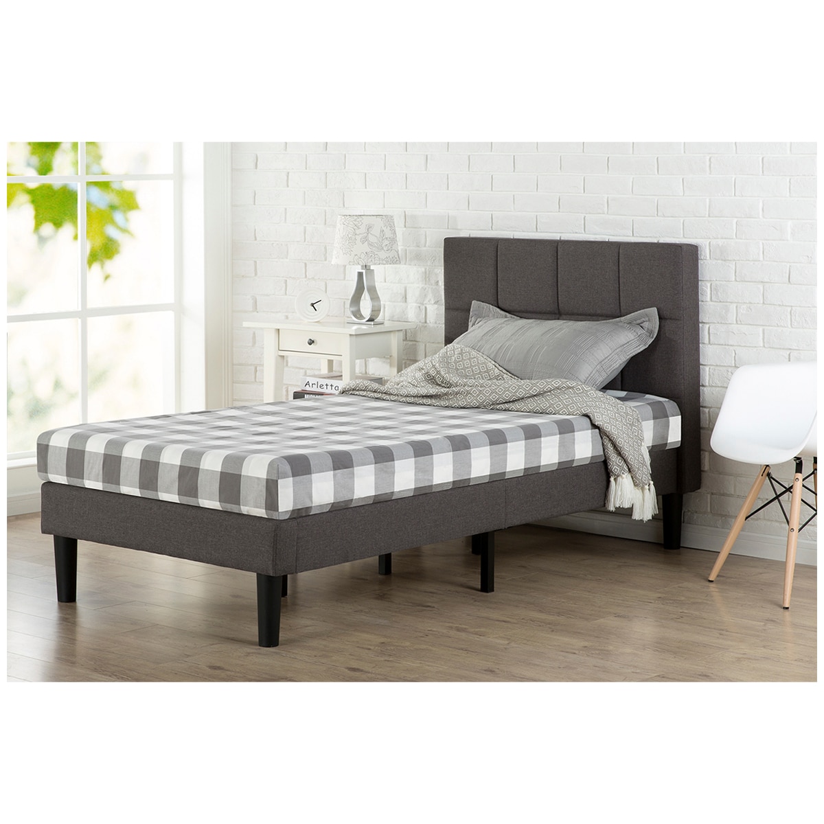 Blackstone Square Stitched Single Bed - Images Update Request