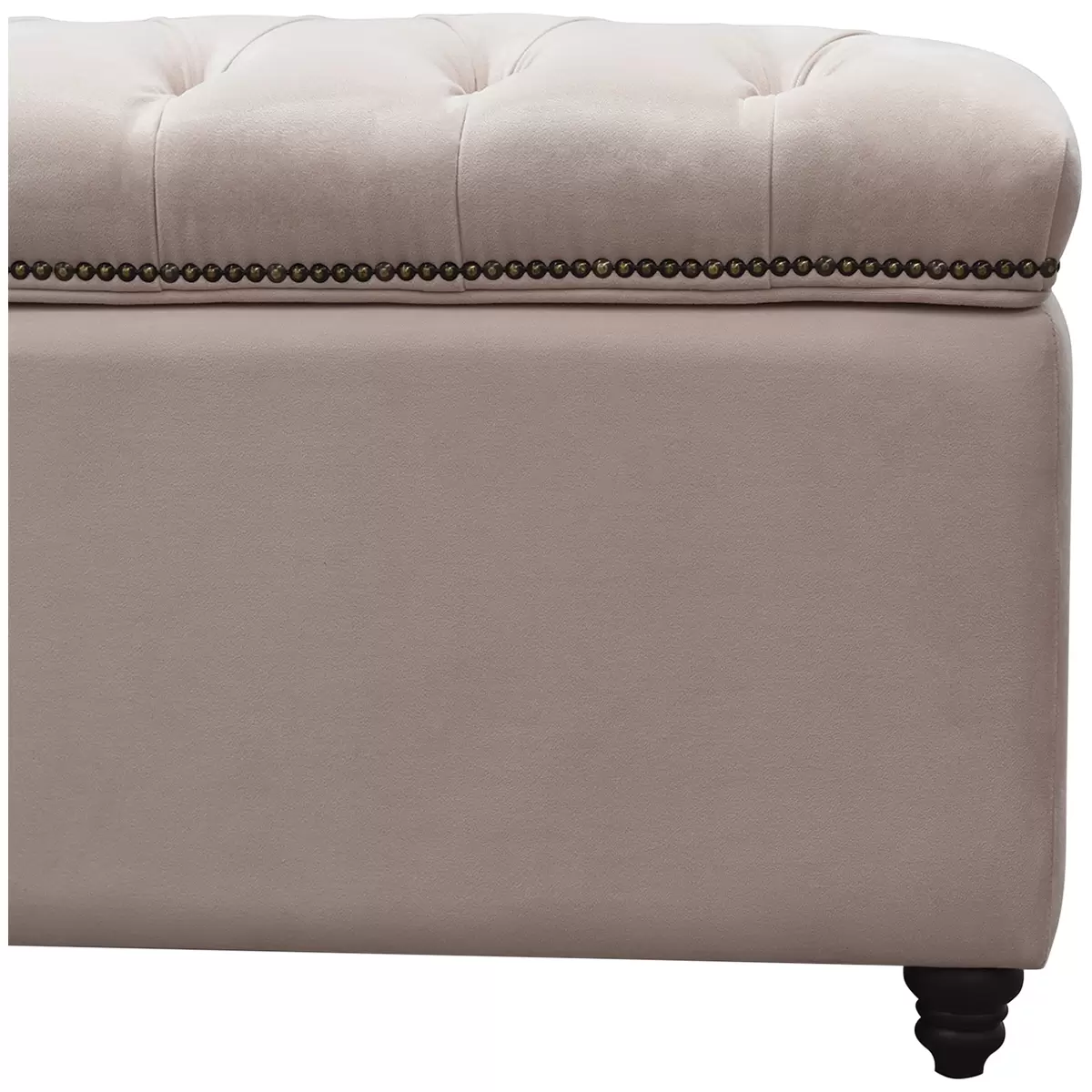 Moran Princess Fabric Storage Ottoman 