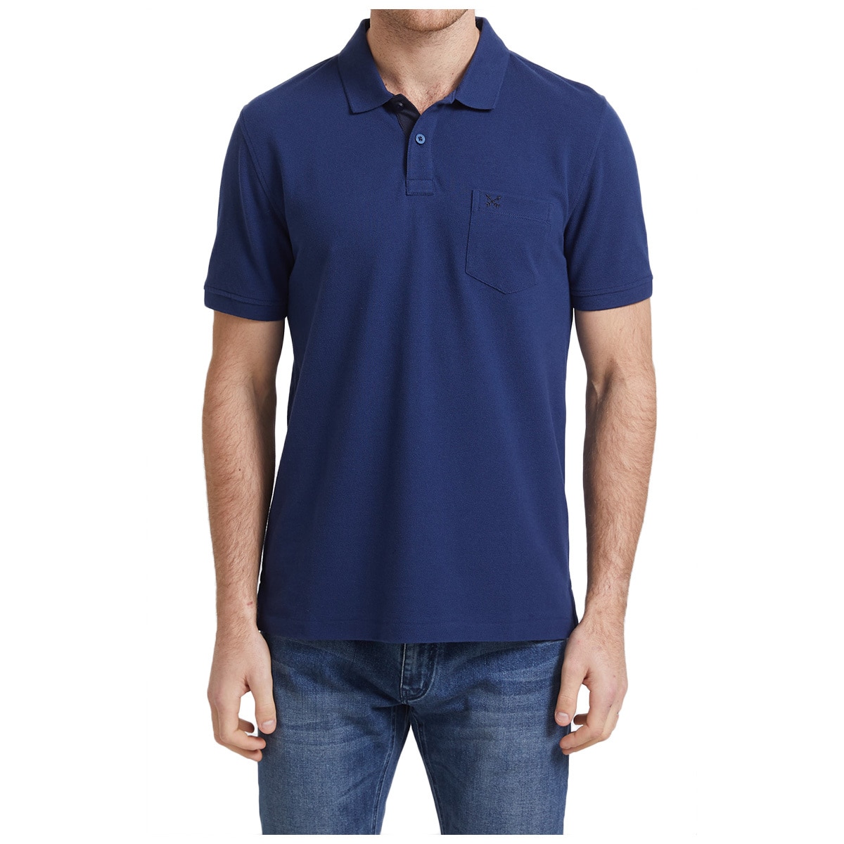 Sportscraft Men's Cotton Polo Shirt Indigo | Costco Austr...