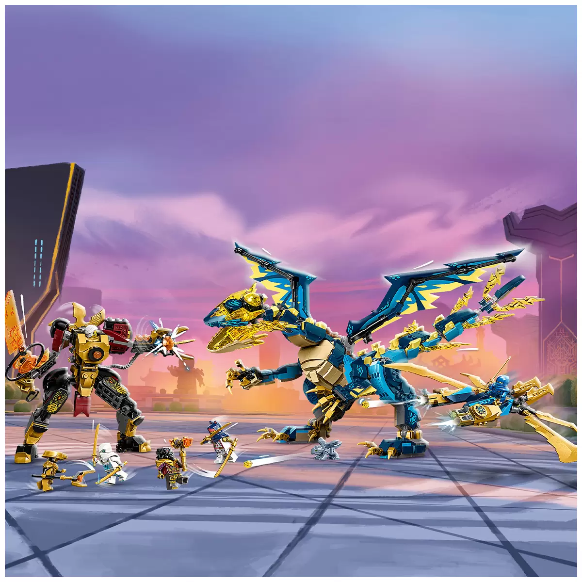 LEGO Ninjago Elemental Dragon vs. The Empress Mech 71796