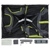 CORE 10 Person Lighted Instant Cabin Tent with Awning