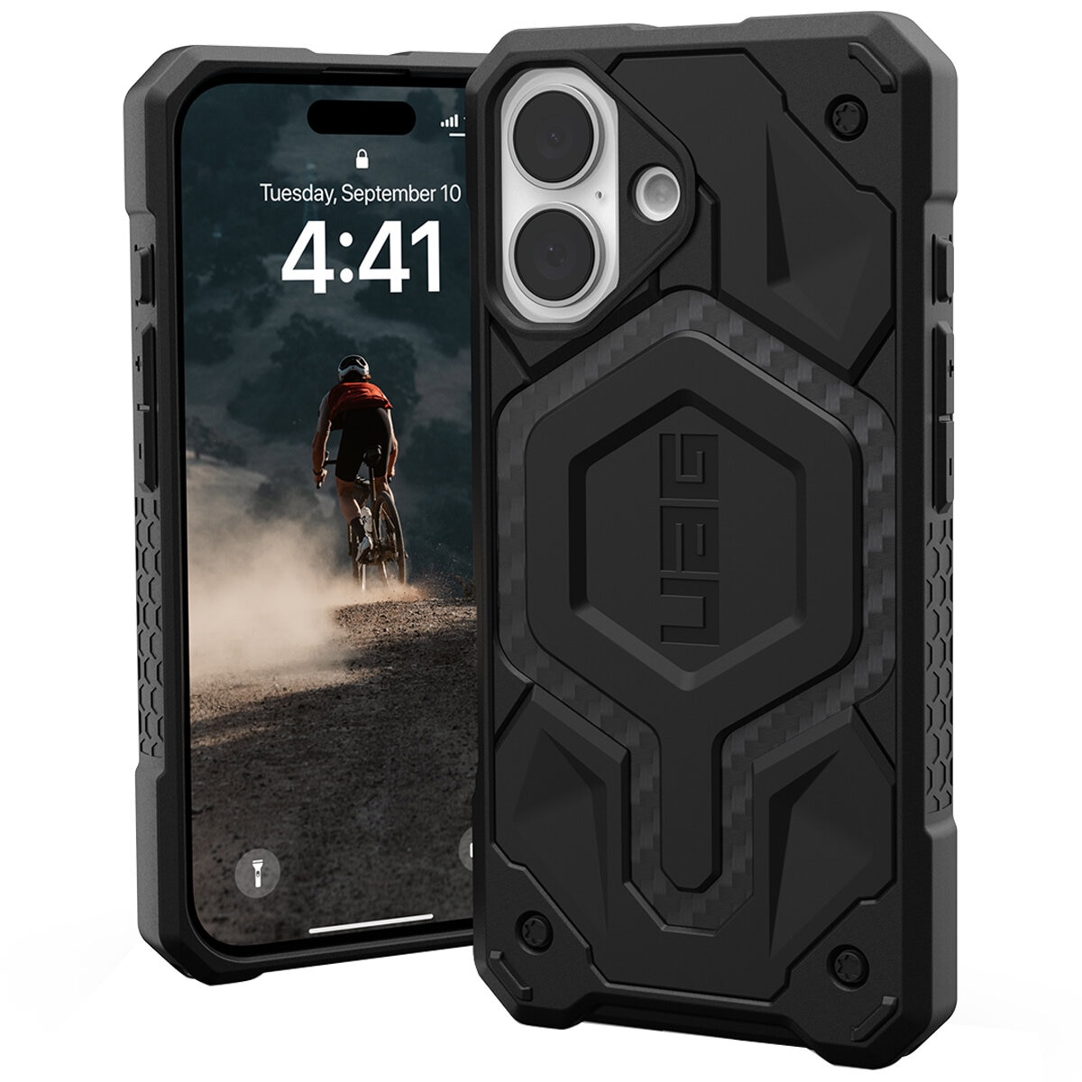 UAG Monarch Pro iPhone 16 Case MPA-UGMPISC-KBLK