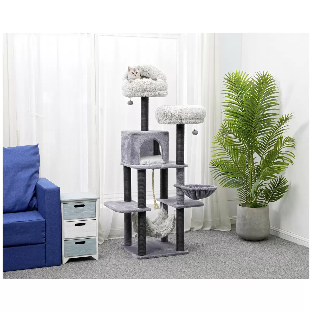 Catry Bradbury 7 Level All in One Cat Tree