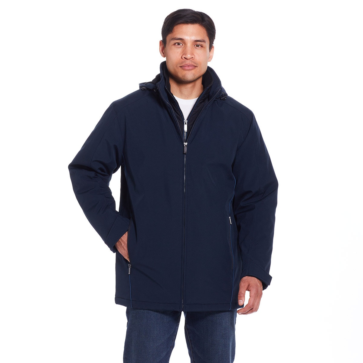 Weatherproof Men's Ultra Tech Bib Front Jacket